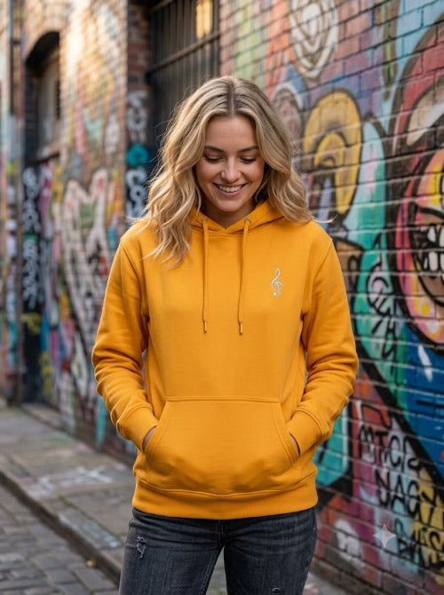 Premium Unisex Hoodie mit Bestickung